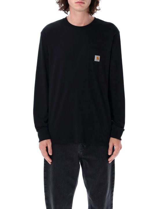 26FW 칼하트 WIP 롱슬리브 포켓 티셔츠 I030437 89 XX Black