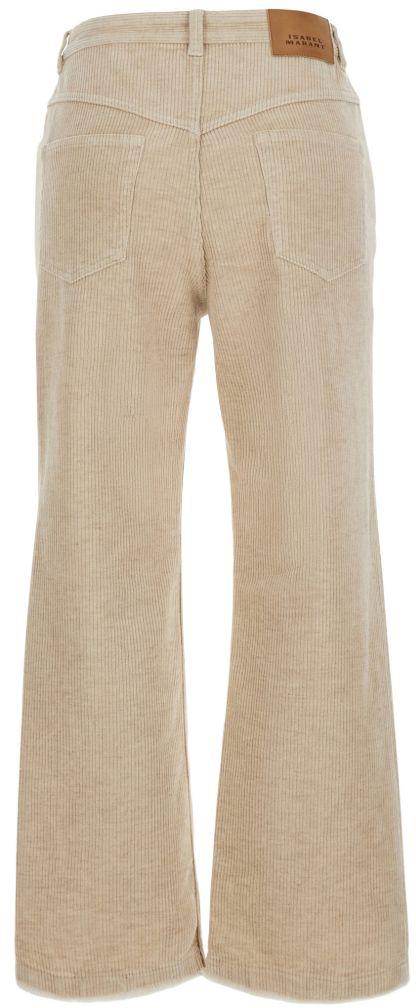 26FW 이자벨마랑 스트레이트 팬츠 26APA0708FA WHITE - ISABEL MARANT
