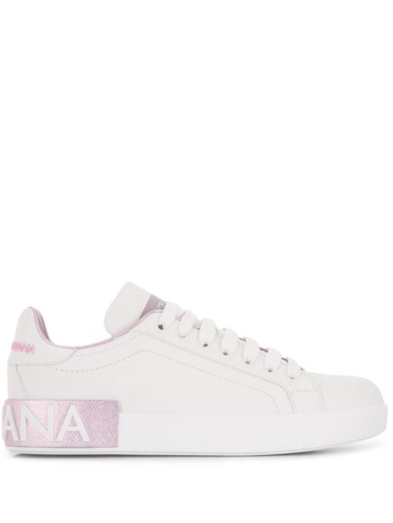 26FW 돌체앤가바나 카프스킨 나파 포르토피노 스니커즈 CK1544AX61587587 White