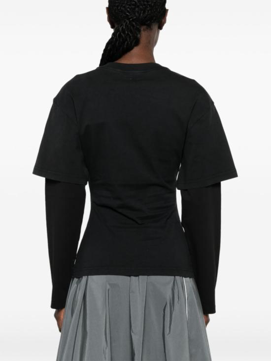 26FW 쿠레쥬 긴팔 티셔츠 326JTS275JS0305B126 Black - COURREGES