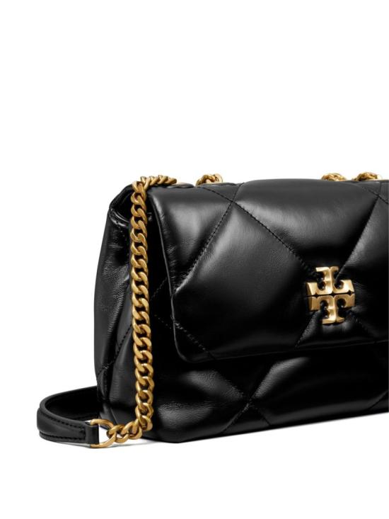26FW 토리버치 스몰 키라 다이아몬드 퀼트 컨버터블 숄더백 154706001 Black - TORY BURCH