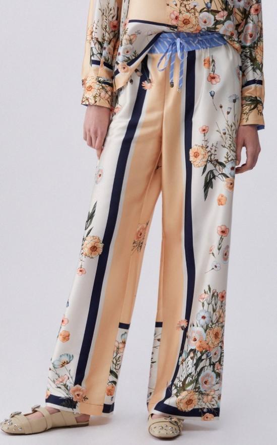 26SS 리우조 팔라초 팬츠 WA6358T2555 P9546 Multicolor - LIU JO