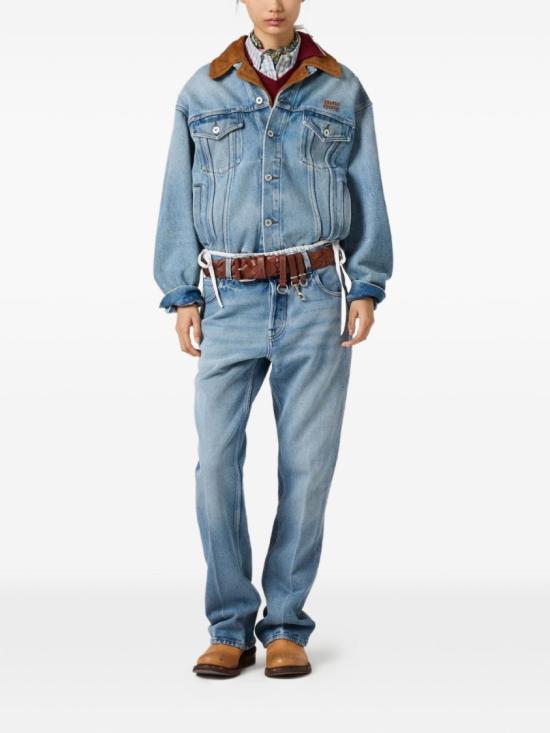 26FW 미우미우 데님 자켓 GWB313196YS OOOF0013 Blue - MIU MIU