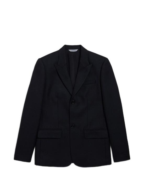 26FW 발렌시아가 싱글 브레스티드 슬림핏 자켓 A001XYTKT291000 Black