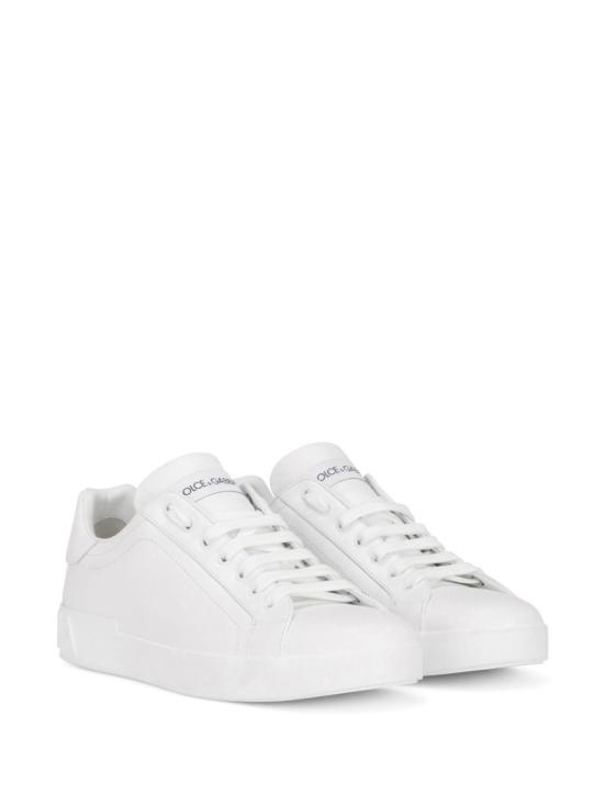 26FW 돌체앤가바나 카프스킨 포르토피노 스니커즈 CS1772A106580001 White - DOLCE & GABBANA