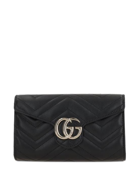 26SS 구찌 GG 마몽 체인 월렛 837745AAET81000 Black