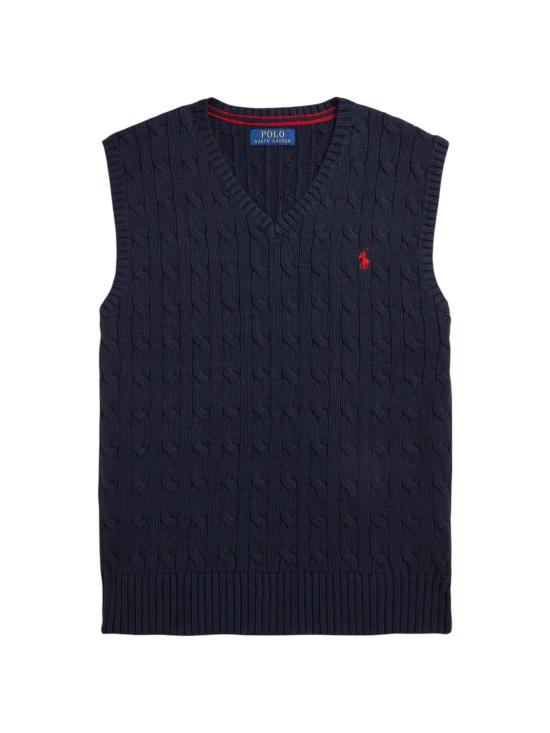 26FW [키즈] 폴로 랄프로렌 니트 베스트 323 702300 026 099 026 RL NAVY