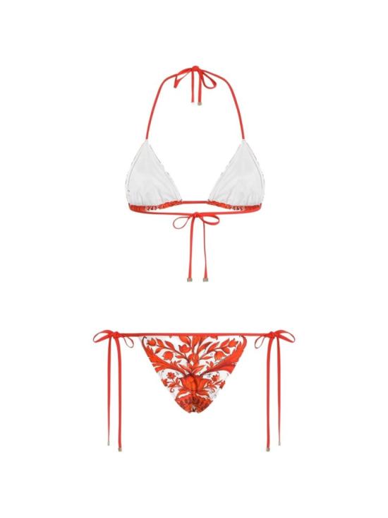 26FW 돌체앤가바나 비키니 수영복 O8A23JONO19IX3TN Red - DOLCE & GABBANA