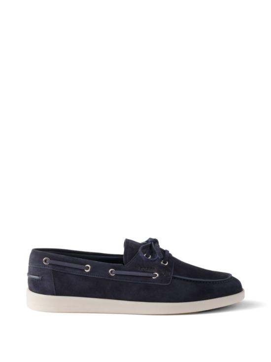 26SS 프라다 레이스업 보트 슈즈 2EG503103FG001F0008 Black