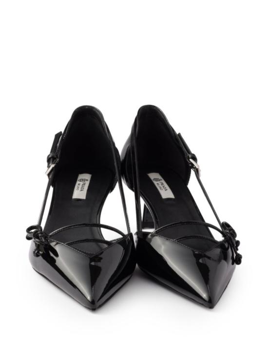 26SS 프라다 오픈 사이드 레더 펌프스 1I442O011F B045F0002 Black - PRADA