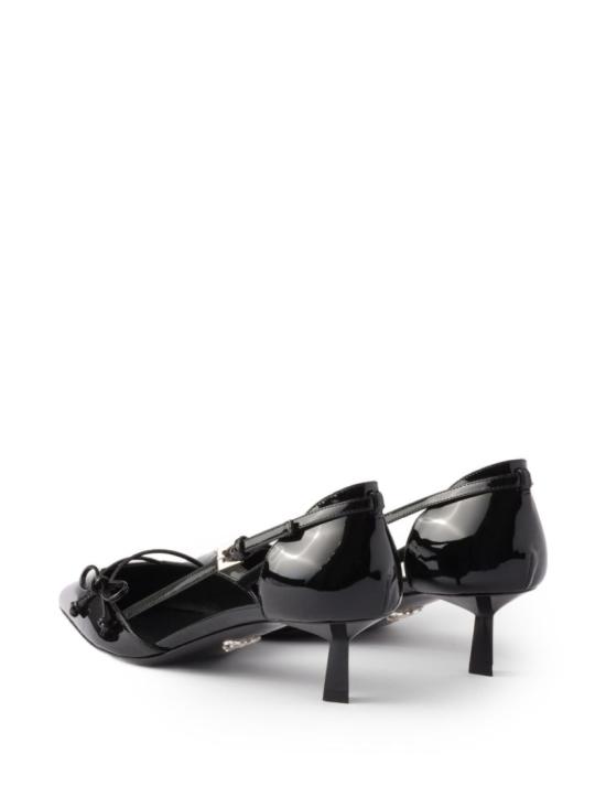 26SS 프라다 오픈 사이드 레더 펌프스 1I442O011F B045F0002 Black - PRADA