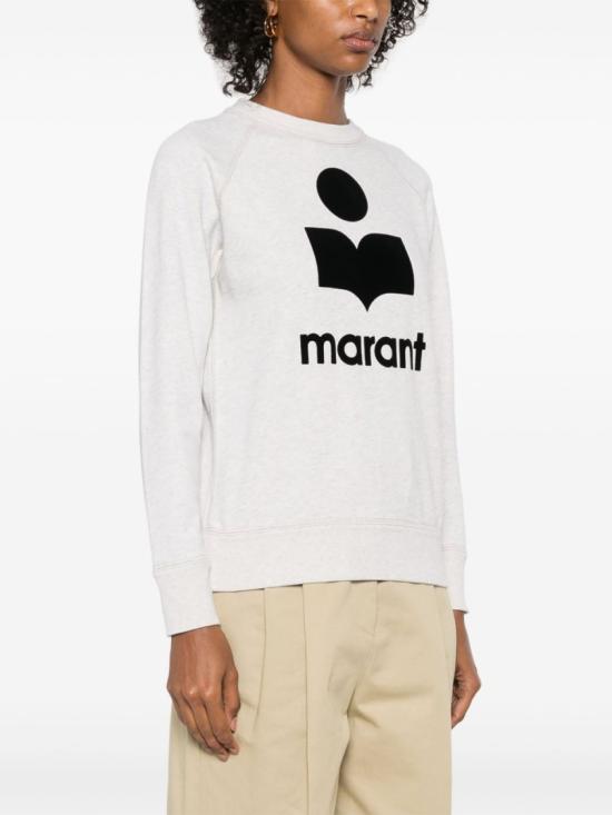 26FW 이자벨마랑에뚜왈 밀리니 코튼 스웨트셔츠 SW0160FAA1M07E23EC Neutrals - ISABEL MARANT ETOILE