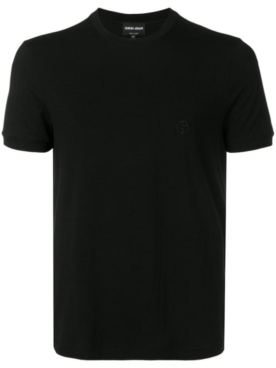 26FW 조르지오 아르마니 반팔 티셔츠 3GST52SJP4ZUC99 Black