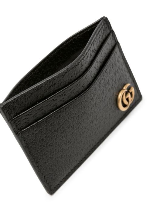 26FW 구찌 GG 마몽 레더 머니 클립 436022DJ20T1000 Black - GUCCI