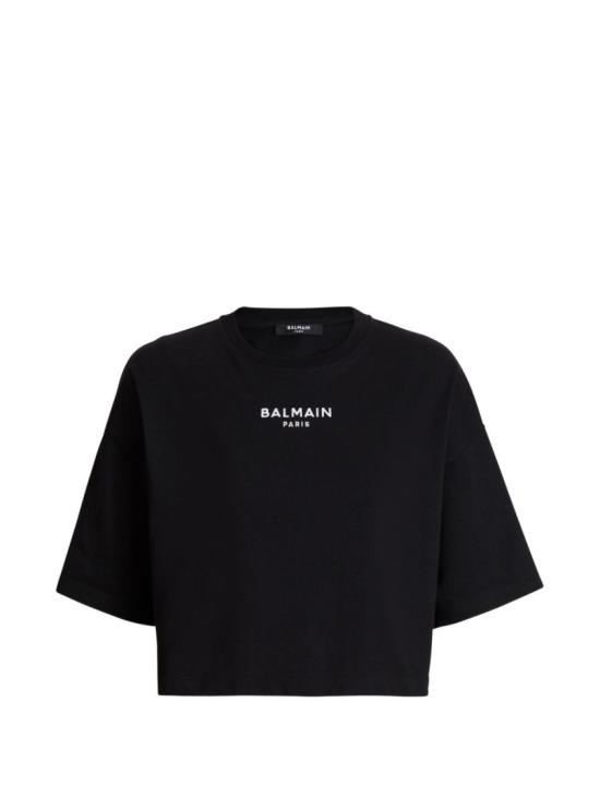 26FW 발망 반팔 티셔츠 HF1EE145BD10EAB Black