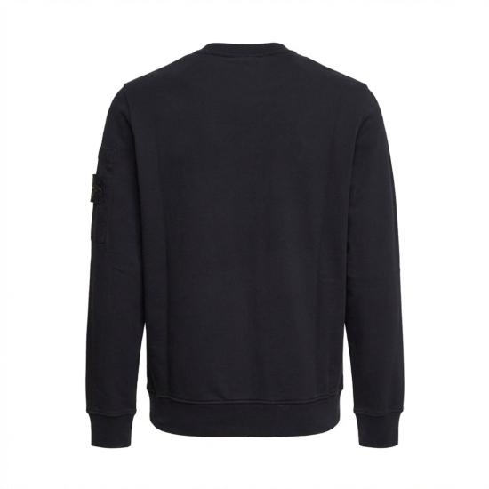 26SS 스톤 아일랜드 코튼 플리스 크루넥 스웨트셔츠 L1S156100019 S0410 Blue - STONE ISLAND