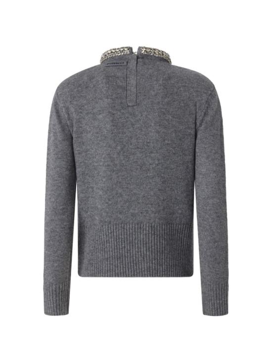 26FW 핑코 스웨터 107274A3GIII2 Grey - PINKO