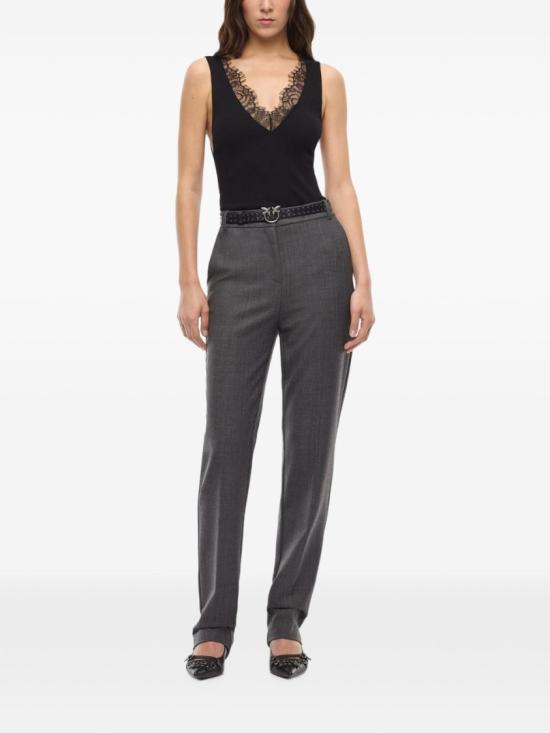 26FW 핑코 수트 팬츠 107264A3IFI76 Grey - PINKO
