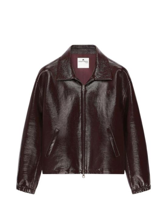 26FW 쿠레쥬 가죽 자켓 326CBL366VY00144090 Black
