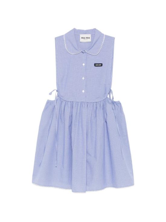 26SS 미우미우 숏 원피스 MF6203187GS OOOF0AZ1 Blue