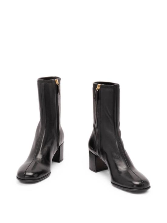 26FW 프라다 스트레치 나파 레더 앵클 부츠 1U233OL68F 055F0002 Black - PRADA
