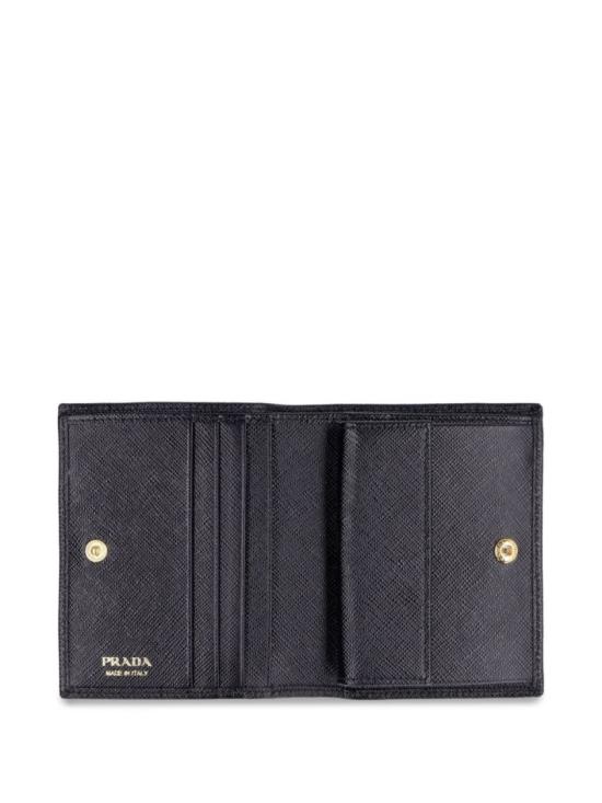 26FW 프라다 스몰 레더 월렛 1MV204QWAF0002 Black - PRADA
