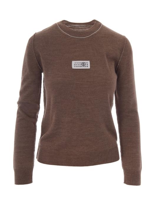 26FW MM6 메종마르지엘라 스웨터 8029282 Brown