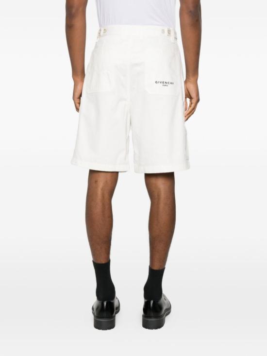 26SS 지방시 숏팬츠 BM51PK5171100 White - GIVENCHY