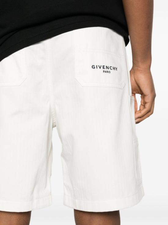 26SS 지방시 숏팬츠 BM51PK5171100 White - GIVENCHY