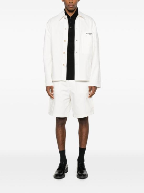 26SS 지방시 숏팬츠 BM51PK5171100 White - GIVENCHY