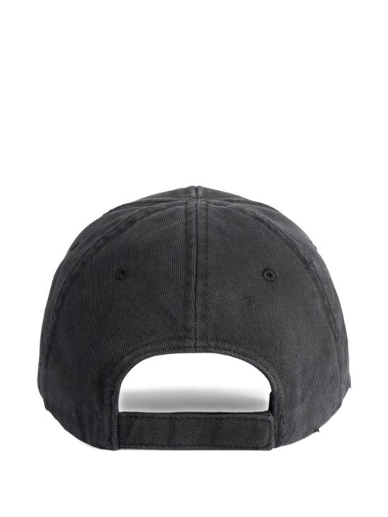 26FW 발렌시아가 디스트레드 로고 볼캡 A001UQ410B21000 Black - BALENCIAGA