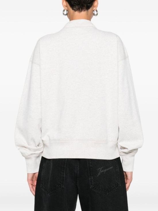 26FW 이자벨마랑에뚜왈 모비 로고 스웨트셔츠 SW0003FAA1M07E23EC White - ISABEL MARANT ETOILE