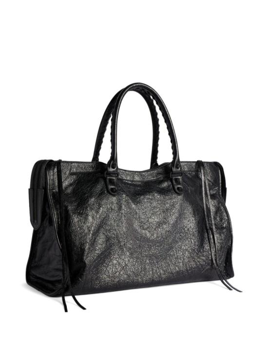 26FW 발렌시아가 르 시티 백 라지 8657652ACME1000 Black - BALENCIAGA