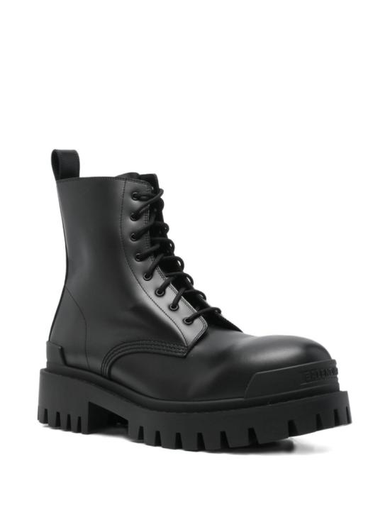 26FW 발렌시아가 스트라이크 집 레더 부츠 844967WA9601000 Black - BALENCIAGA