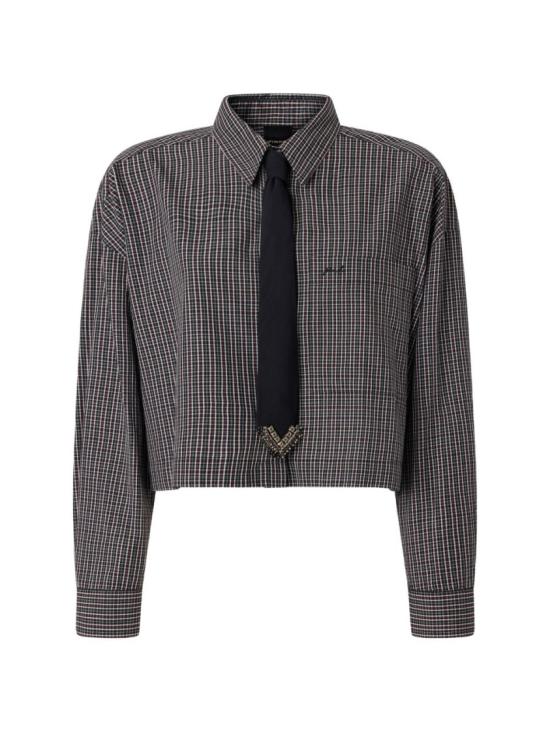 26FW 핑코 셔츠 107453A3FQZF6 Grey