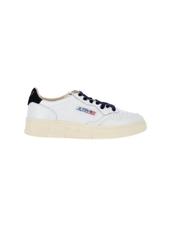 26FW 오트리 메달리스트 로우 레더 스니커즈 AULW VZ02 WHITE