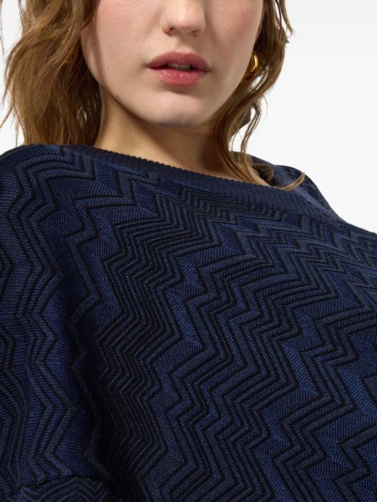 26FW 미소니 스웨터 DC26WN01BK01JZS72R9 Black - MISSONI