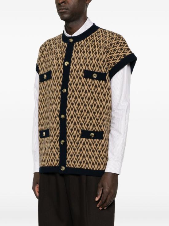 26FW 발렌티노 가라바니 니트 베스트 9V3KA06MAR10PF Black - VALENTINO GARAVANI