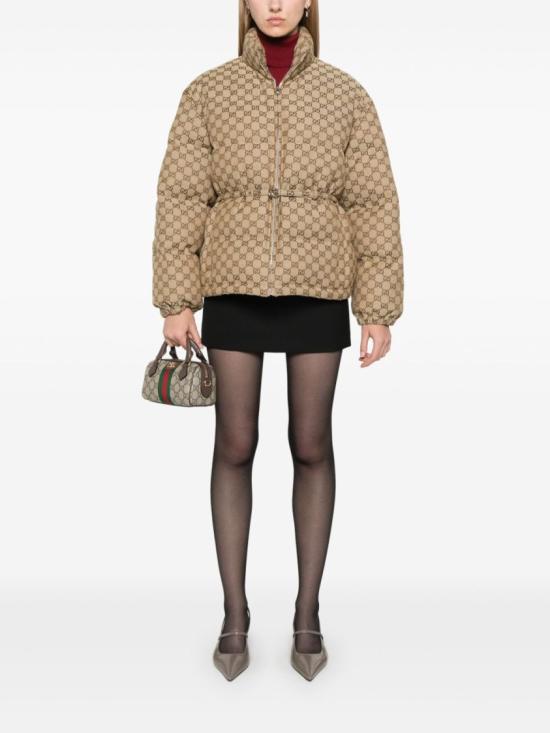 26FW 구찌 GG 캔버스 봄버 자켓 797451Z9ABA2184 Neutrals - GUCCI