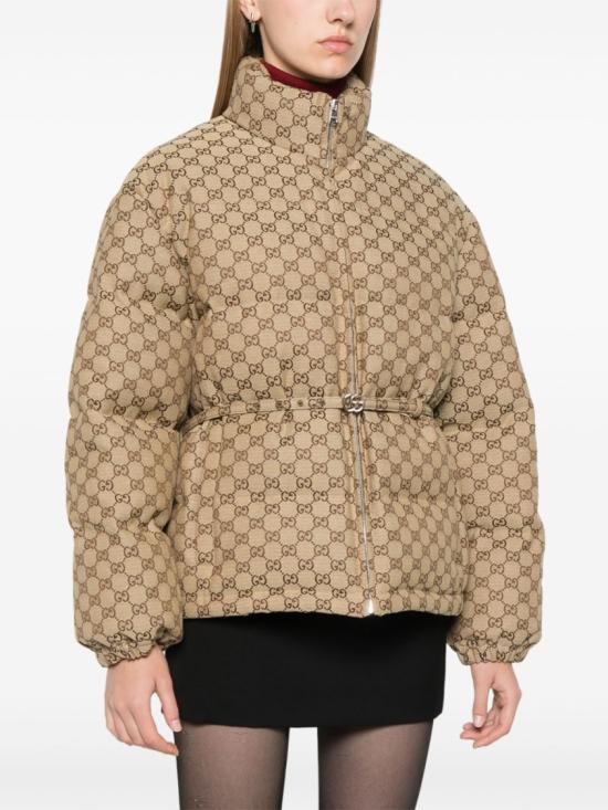 26FW 구찌 GG 캔버스 봄버 자켓 797451Z9ABA2184 Neutrals - GUCCI