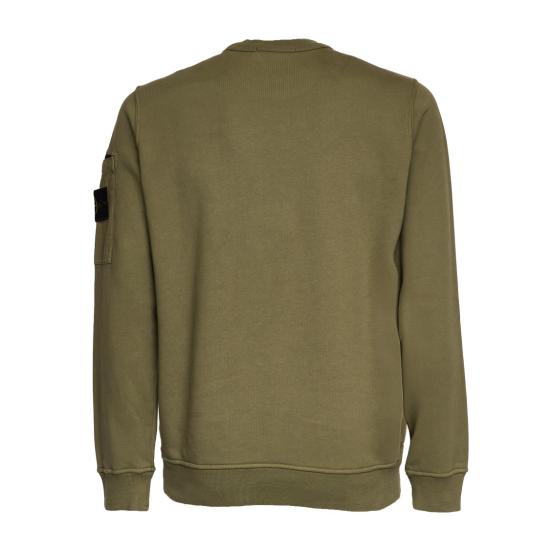 26SS 스톤 아일랜드 코튼 플리스 크루넥 스웨트셔츠 L1S156100019 S0410 Green - STONE ISLAND