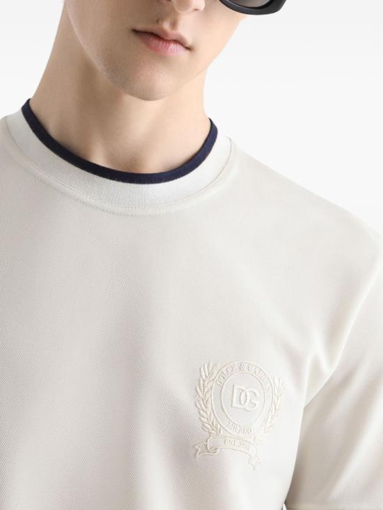 26SS 돌체앤가바나 반팔 티셔츠 G8SW4ZHU7WZW3789 White - DOLCE & GABBANA
