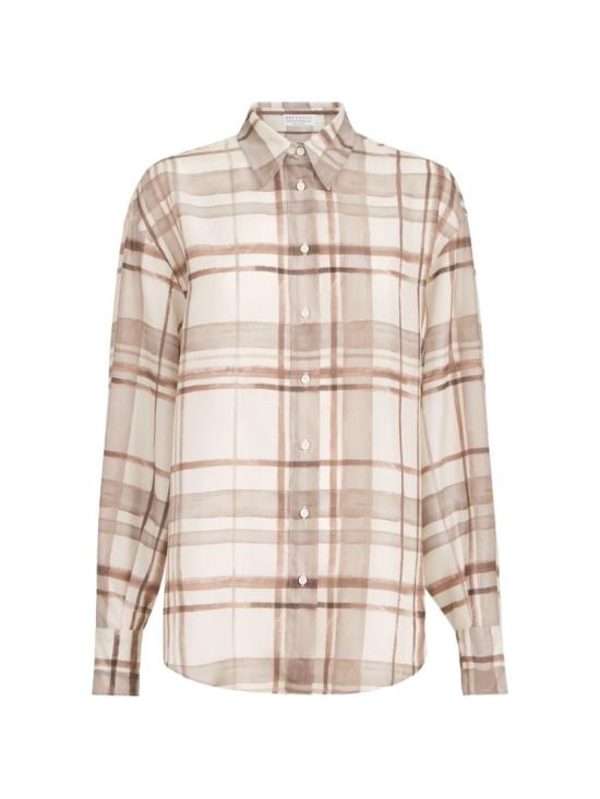 26FW 브루넬로 쿠치넬리 셔츠 MP968NN406C015 Neutrals