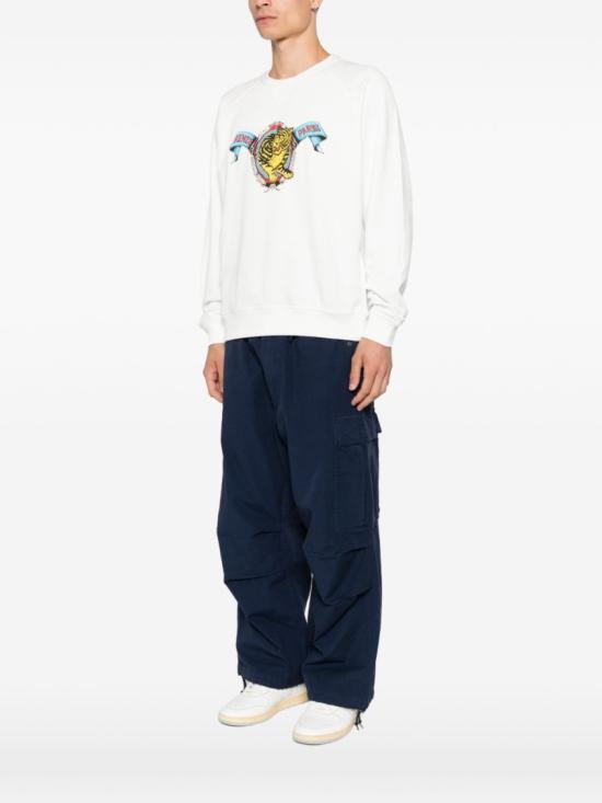 26FW 겐조 긴팔 티셔츠 FG65SW1544MQ02 White - KENZO