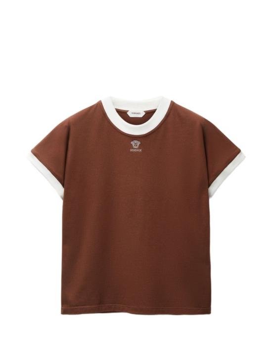 26FW 베르사체 반팔 티셔츠 10248241A186392NB50 Red