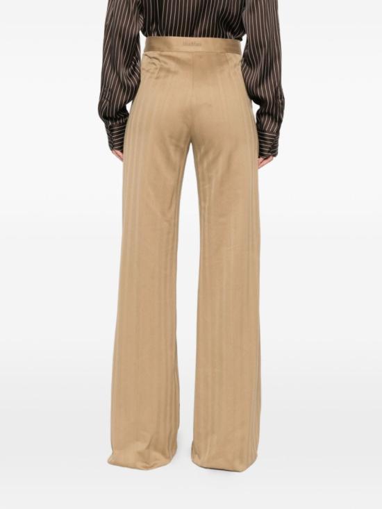 26SS 막스마라 스트레이트 팬츠 2611781022MXMOLIATO004 Brown - MAX MARA