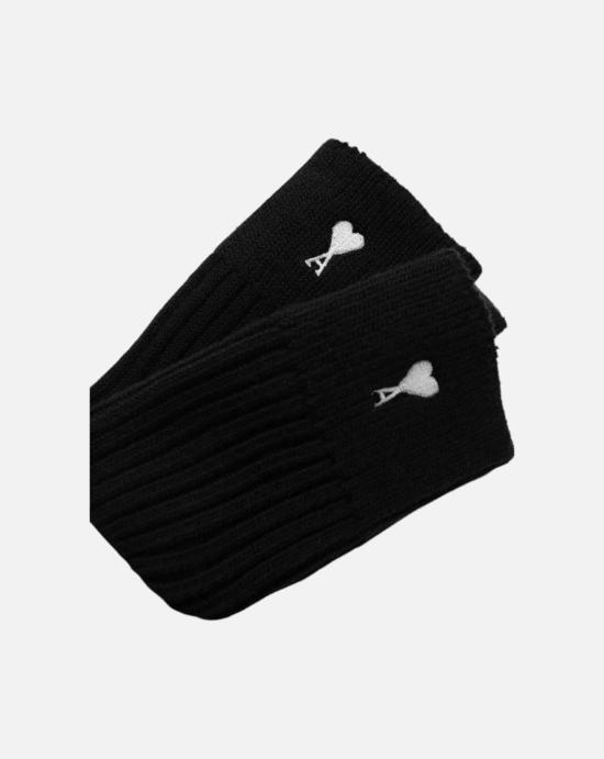 26SS 아미 스몰 하트 로고 삭스 USC611AK0007 012 Noir ecru - AMI