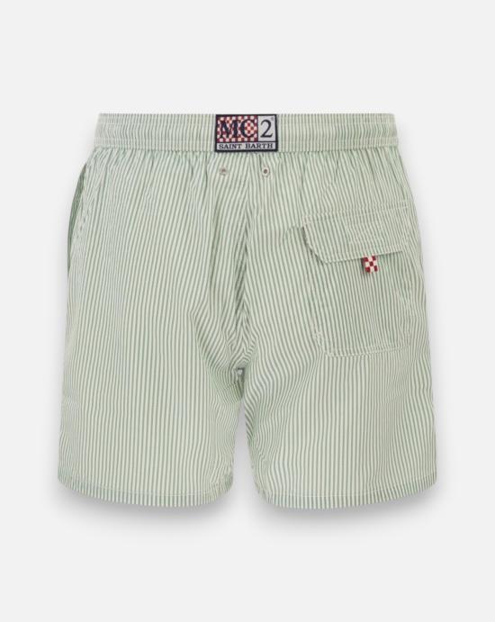 26SS 세인트바쓰 스윔팬츠 PATM001 00092L 53 L EMB White green - MC2 SAINT BARTH