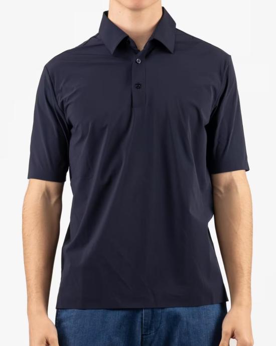  에르노 폴로 티셔츠 JPL00138U 12509S9200 Blue navy - HERNO
