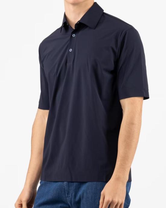  에르노 폴로 티셔츠 JPL00138U 12509S9200 Blue navy - HERNO